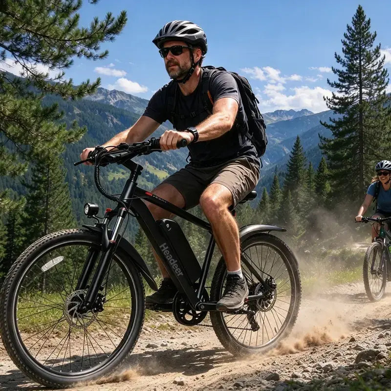 HEADEER BK1350 500W Electric Bike | 26" Dual Suspension