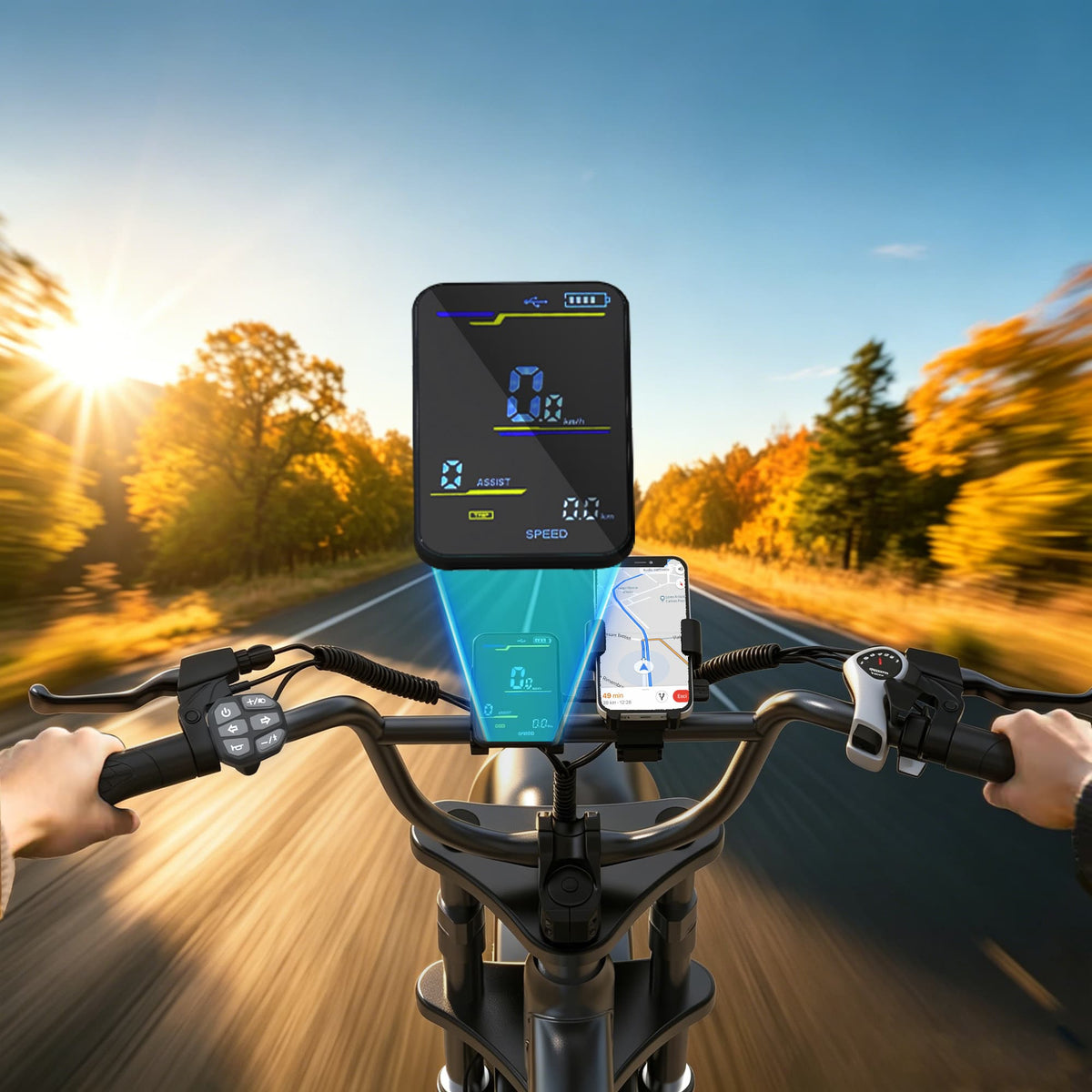 Headeer Ebike Display | Smart Waterproof LCD Control Screen